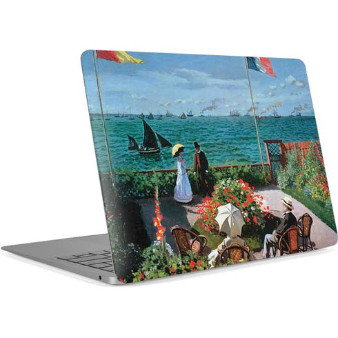Monet - The Terrace at Sainte-Adresse by Monet Apple MacBook Air Skin