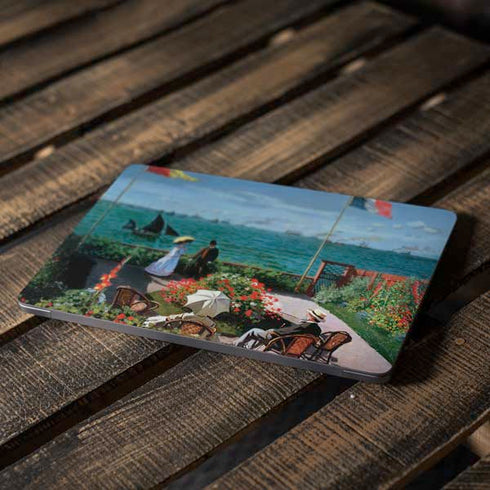 Monet - The Terrace at Sainte-Adresse by Monet Apple MacBook Air Skin