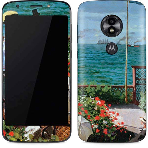 Monet - The Terrace at Sainte-Adresse by Monet Moto E5 Play Skin