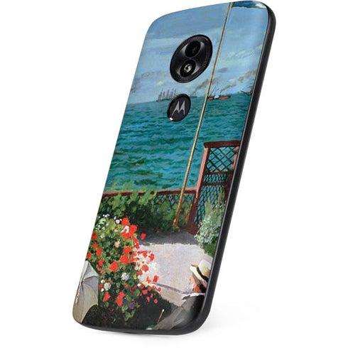 Monet - The Terrace at Sainte-Adresse by Monet Moto E5 Play Skin