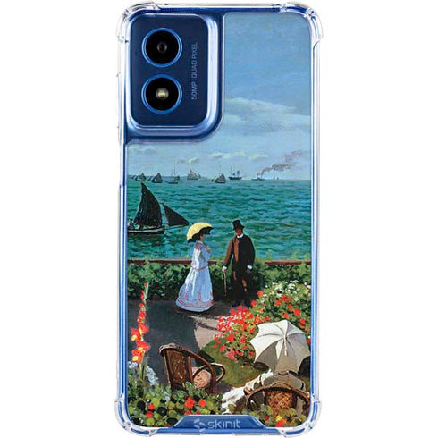 Monet - The Terrace at Sainte-Adresse by Monet Moto G Play 4G (2024) Clear Case