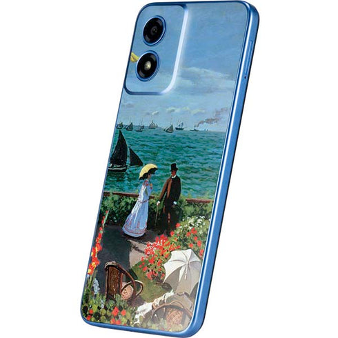 Monet - The Terrace at Sainte-Adresse by Monet Moto G Play 4G (2024) Skin