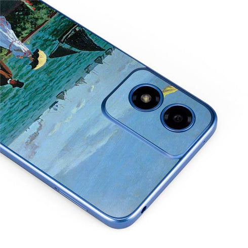 Monet - The Terrace at Sainte-Adresse by Monet Moto G Play 4G (2024) Skin
