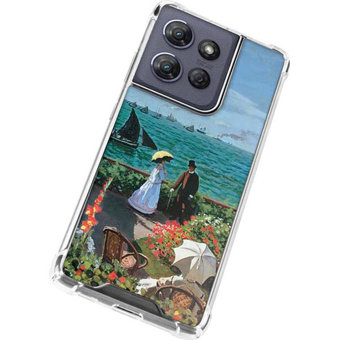 Monet - The Terrace at Sainte-Adresse by Monet Moto G Power 5G (2025) Clear Case
