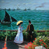Monet - The Terrace at Sainte-Adresse by Monet Moto G6 Skin