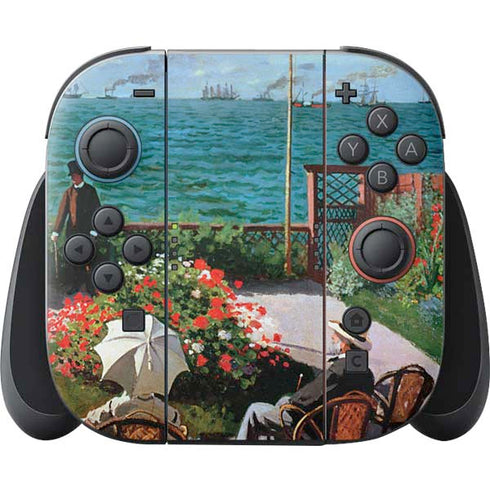 Monet - The Terrace at Sainte-Adresse by Monet Nintendo Skins