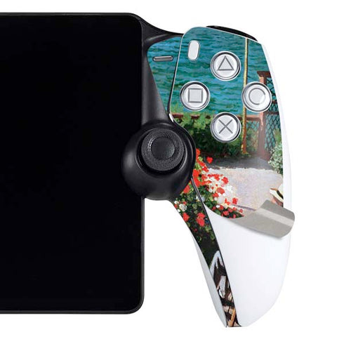Monet - The Terrace at Sainte-Adresse by Monet PlayStation Portal Remote Player Skin