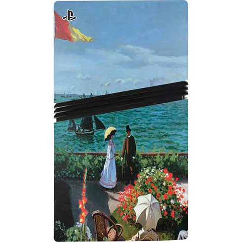 Monet - The Terrace at Sainte-Adresse by Monet PS5 Pro Console Skin