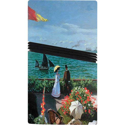 Monet - The Terrace at Sainte-Adresse by Monet PS5 Pro Console Skin