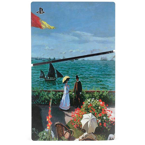 Monet - The Terrace at Sainte-Adresse by Monet PS5 Slim Digital Edition Console Skin