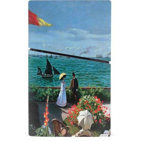 Monet - The Terrace at Sainte-Adresse by Monet PS5 Slim Digital Edition Console Skin