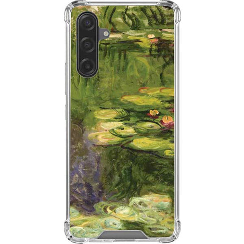 Monet - Waterlilies by Monet Galaxy A17 Clear Case