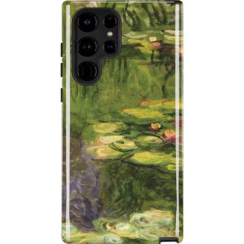 Monet - Waterlilies by Monet Galaxy Cases