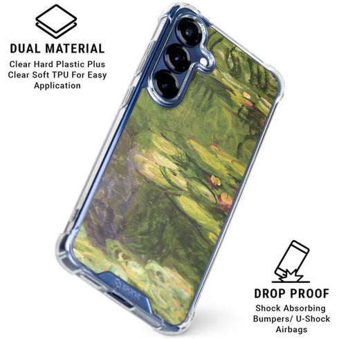 Monet - Waterlilies by Monet Galaxy S25 Clear Case