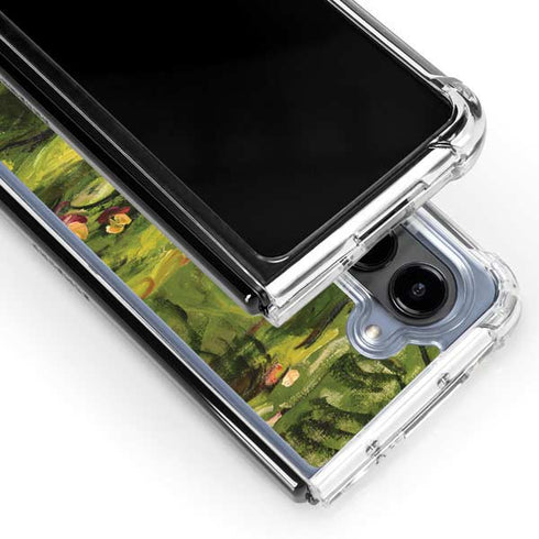 Monet - Waterlilies by Monet Galaxy Z Fold5 5G Clear Case