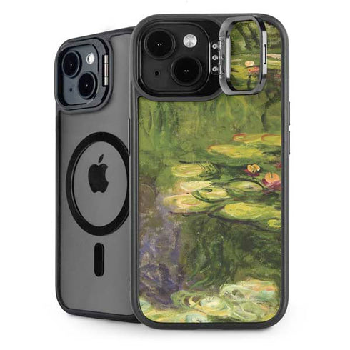 Monet - Waterlilies by Monet iPhone 14 Plus Kickstand Case