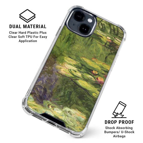 Monet - Waterlilies by Monet iPhone 15 Clear Case
