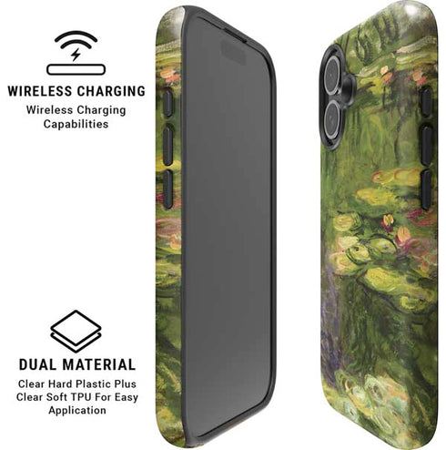 Monet - Waterlilies by Monet iPhone 16 Magsafe Impact Case