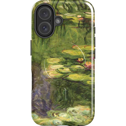 Monet - Waterlilies by Monet iPhone 16 Plus Magsafe Impact Case