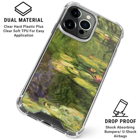 Monet - Waterlilies by Monet iPhone 16 Pro Clear Case