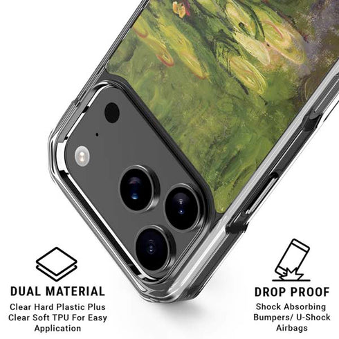 Monet - Waterlilies by Monet iPhone 18 Pro Clear Case
