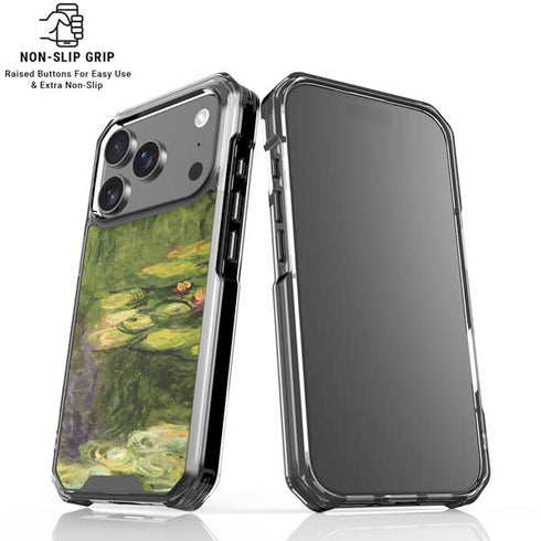 Monet - Waterlilies by Monet iPhone 18 Pro Clear Case