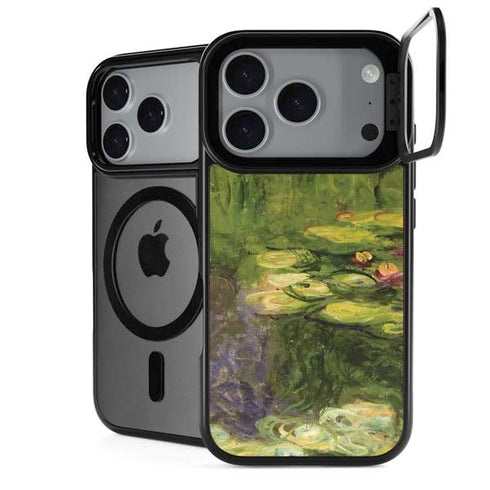 Monet - Waterlilies by Monet iPhone 18 Pro Kickstand Case