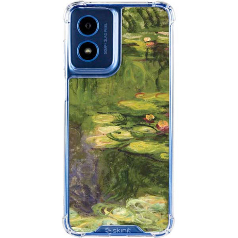 Monet - Waterlilies by Monet Moto G 5G (2024) Clear Case