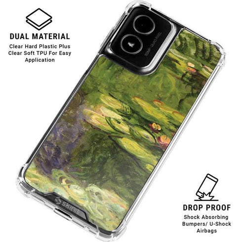 Monet - Waterlilies by Monet Moto G Power 5G (2024) Clear Case
