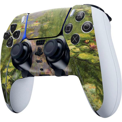 Claude Monet Waterlilies PS5 DualSense Edge Pro Controller Skin