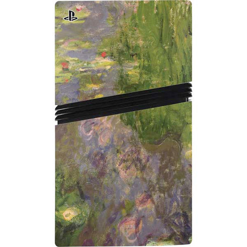 Monet - Waterlilies by Monet PS5 Pro Disk Console Skin