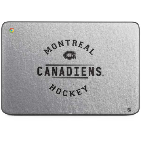 NHL Montreal Canadiens Black Text HP Chromebook Skin