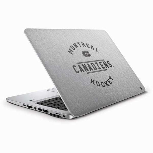 NHL Montreal Canadiens Black Text HP Elitebook Skin
