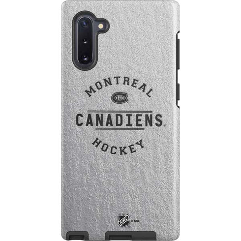 NHL Montreal Canadiens Black Text Galaxy Cases