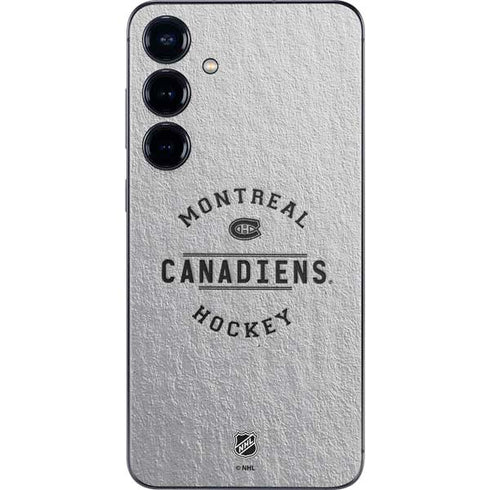 NHL Montreal Canadiens Black Text Galaxy S25 Skin