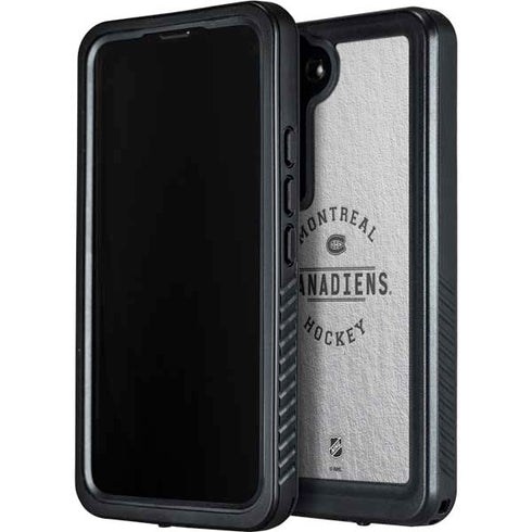 NHL Montreal Canadiens Black Text Galaxy S24 Waterproof Case