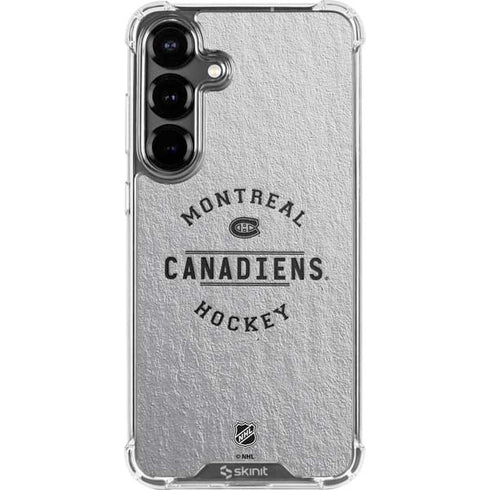 NHL Montreal Canadiens Black Text Galaxy S26 Clear Case