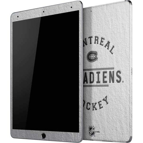 NHL Montreal Canadiens Black Text iPad Skins