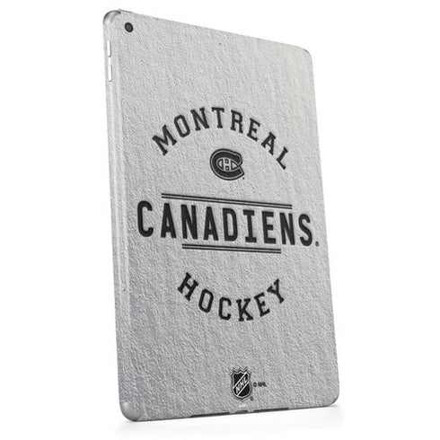 NHL Montreal Canadiens Black Text Apple iPad Skin