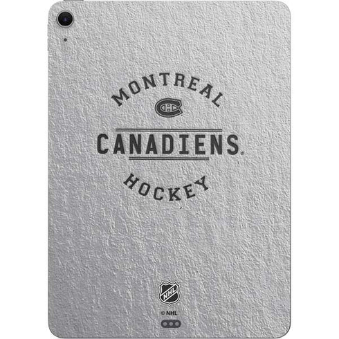 NHL Montreal Canadiens Black Text Apple iPad Air Skin