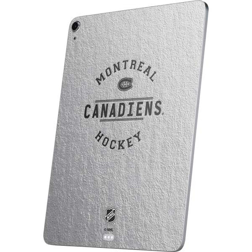 NHL Montreal Canadiens Black Text Apple iPad Air Skin