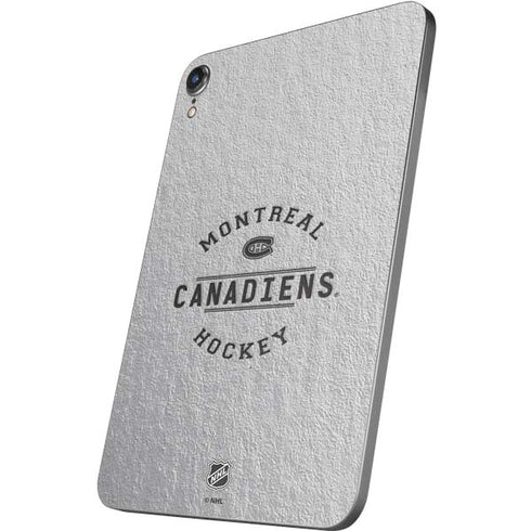 NHL Montreal Canadiens Black Text Apple iPad Mini Skin