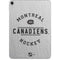 NHL Montreal Canadiens Black Text Apple iPad Pro Skin