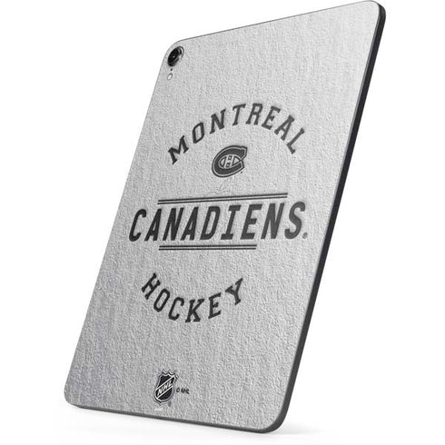 NHL Montreal Canadiens Black Text Apple iPad Pro Skin