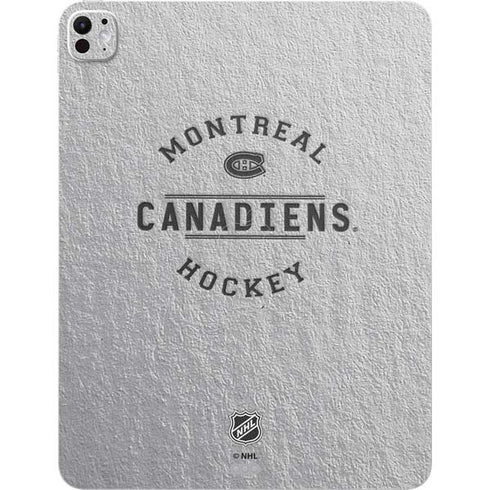NHL Montreal Canadiens Black Text iPad Pro 13in M4 (2024) Skin