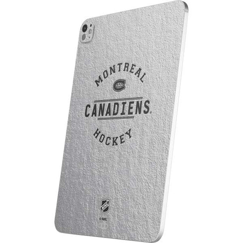 NHL Montreal Canadiens Black Text iPad Pro 13in M4 (2024) Skin