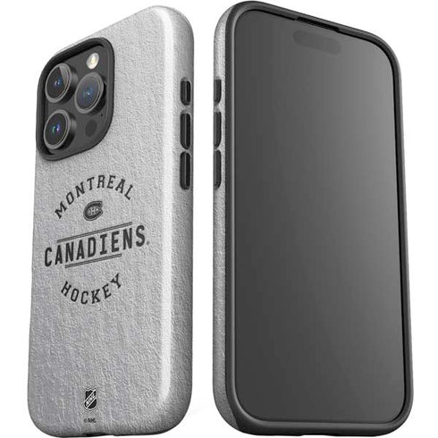 NHL Montreal Canadiens Black Text iPhone 16 Pro Impact Case