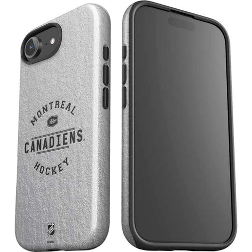 NHL Montreal Canadiens Black Text iPhone 16e Impact Case
