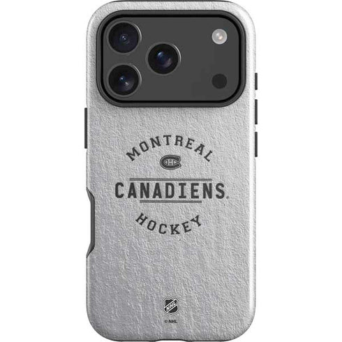 NHL Montreal Canadiens Black Text iPhone 18 Pro Impact Case