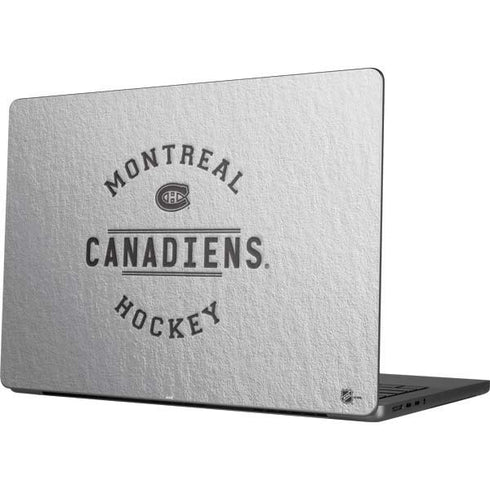 NHL Montreal Canadiens Black Text Apple MacBook Pro 14-inch Skin